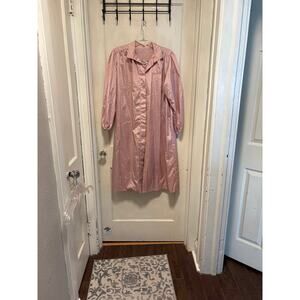 Vintage Collectable Mary Kay Dusty Rose Pink Makeup Mumu Housecoat X-Large